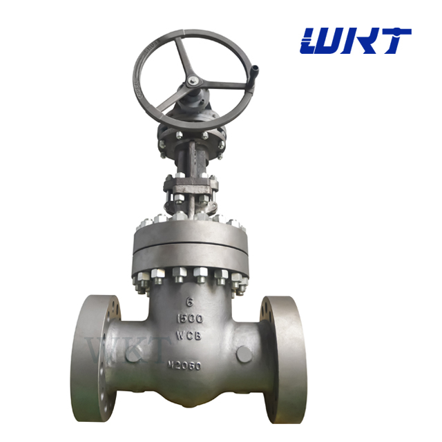 China Gate Valve Cast Steel WCB 6” 1500LB RF Flange Gate Valve With ...