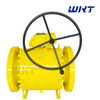 12'' Trunnion Ball Valves Forged Steel A105 Full Bore 12 IN 600LB RF Flange Trunnion Mounted Ball Valve With Gear Box
