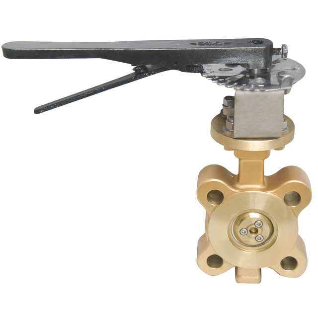 Aluminum Bronze 2” 150LB Lug End Triple Offset Butterfly Valve