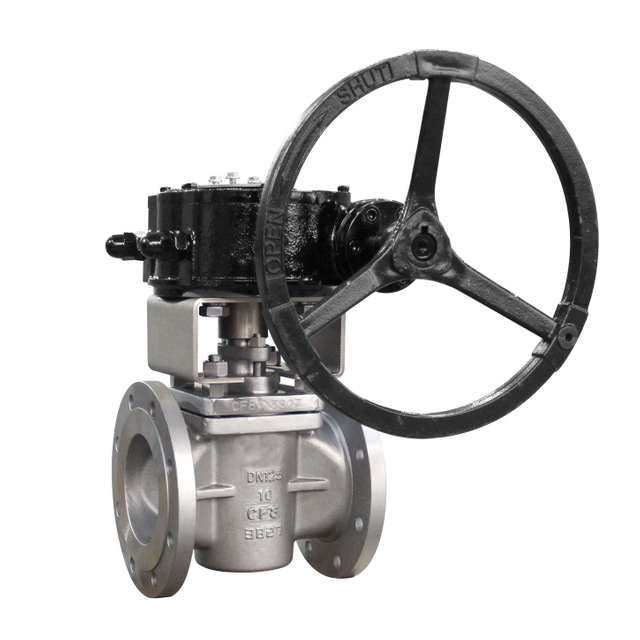 TOP MOUNTED SOFT-SEALING PLUG VALVE