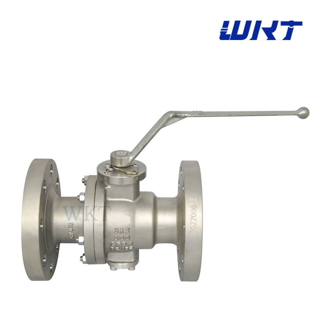 3 X 2 IN Floating Ball Valves Cast Steel CF8M Reduced Bore 300LB Ball Valve 
